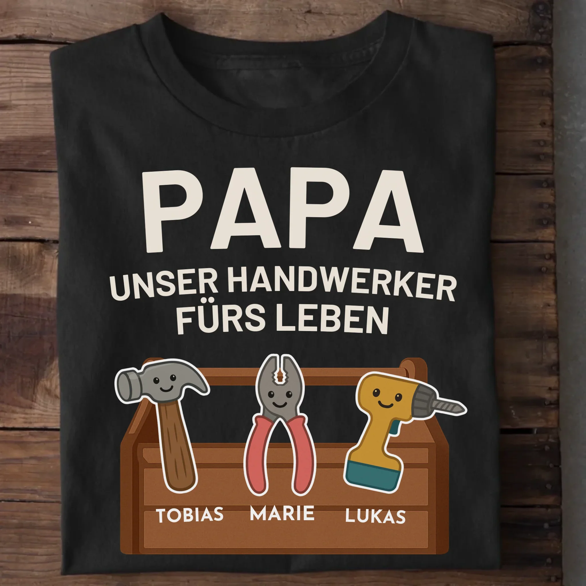 Bouwpakket - Gepersonaliseerd Vaderdag T-shirt